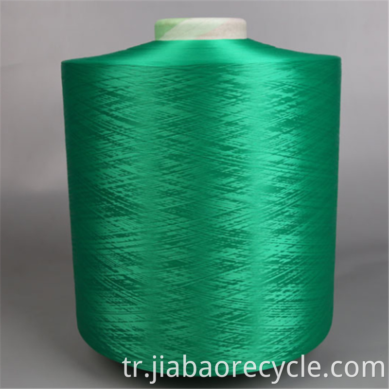 Customized Dyed Green Polyester Non Intermingled Dty Yarns